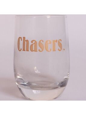 VINTAGE CHASERS Shot Glass for Smooth Shots Bubble Glass